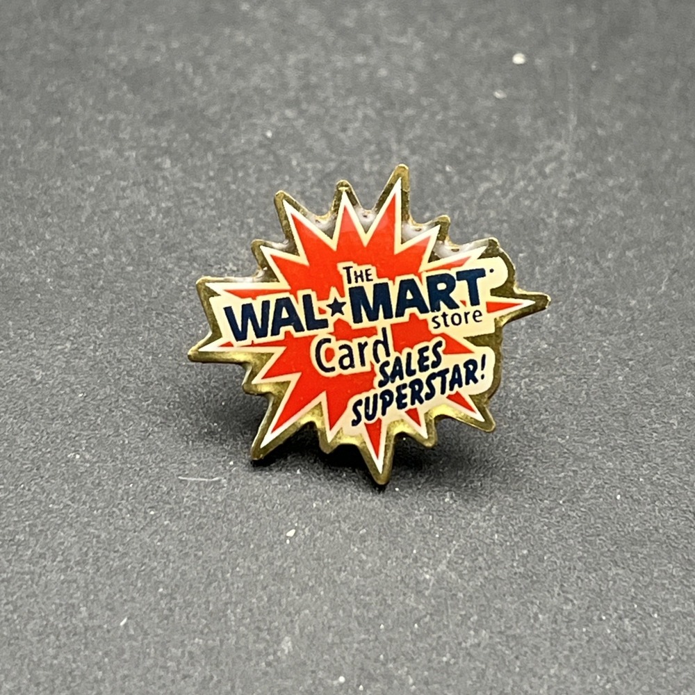Walmart Card Sales Superstar Lapel Hat Pin